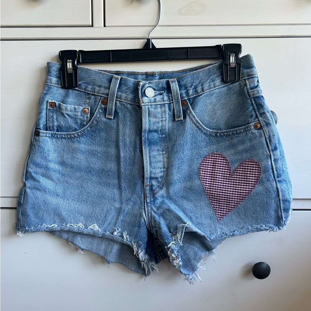 Levi’s Heart Shorts